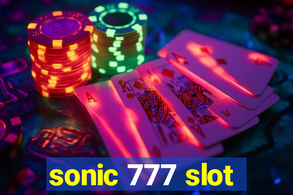 sonic 777 slot