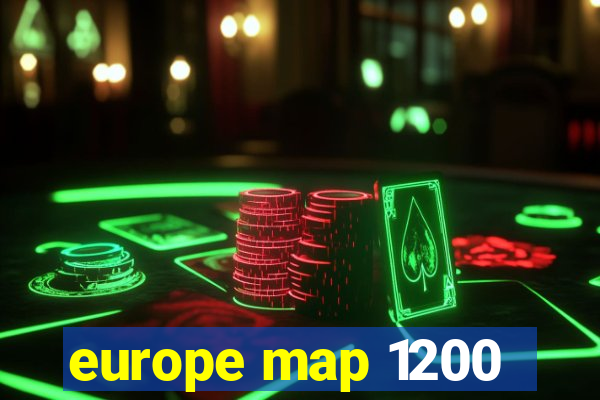 europe map 1200