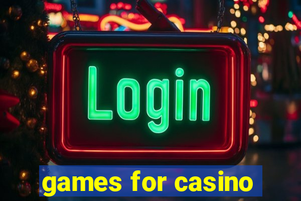 games for casino