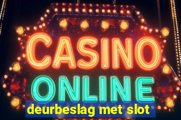 deurbeslag met slot