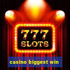 casino biggest win