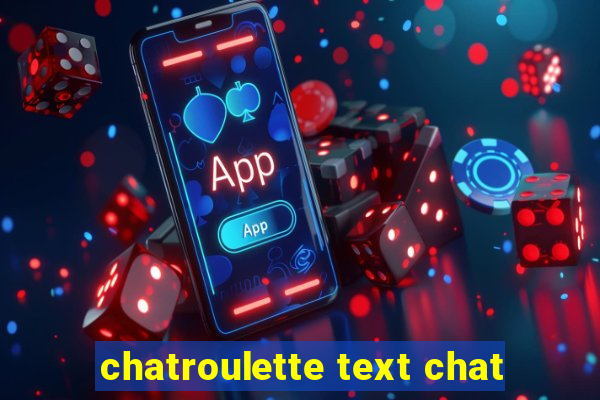 chatroulette text chat