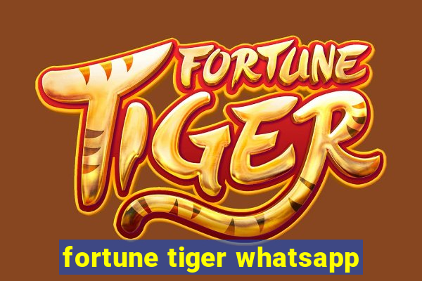 fortune tiger whatsapp