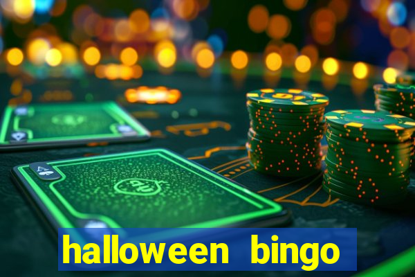 halloween bingo card maker