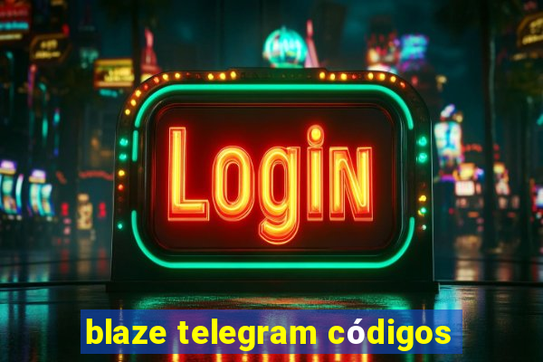 blaze telegram códigos