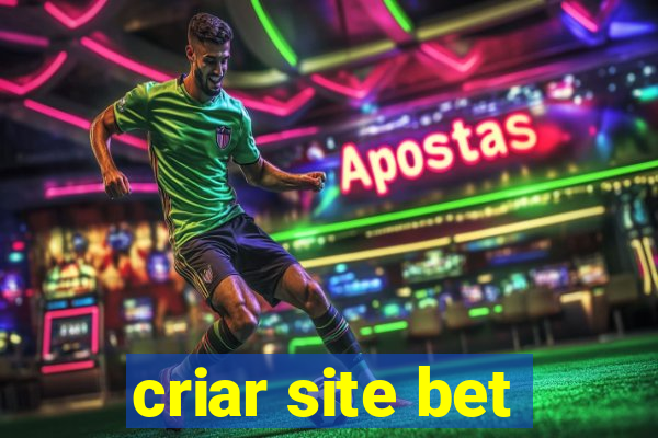 criar site bet