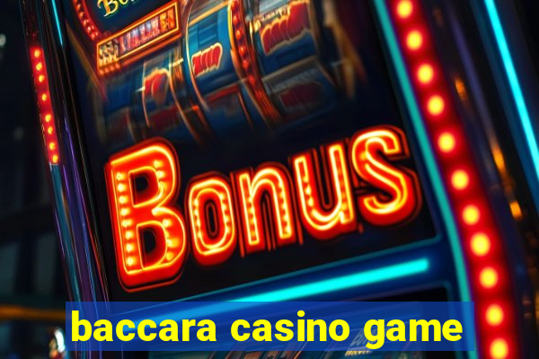 baccara casino game