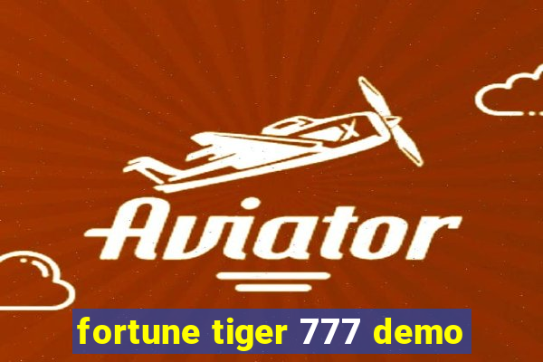 fortune tiger 777 demo