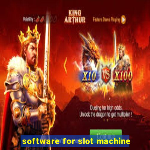 software for slot machine