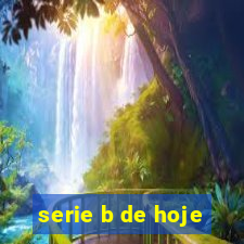 serie b de hoje