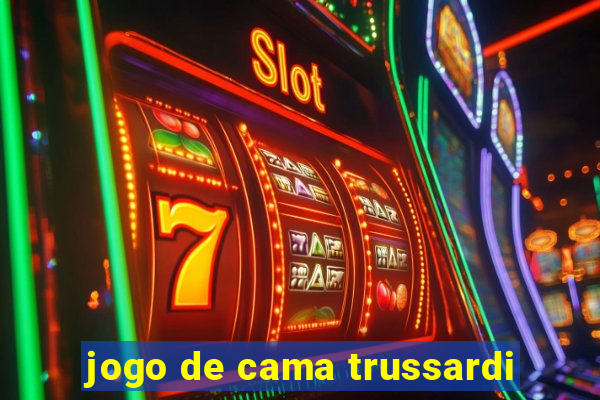 jogo de cama trussardi