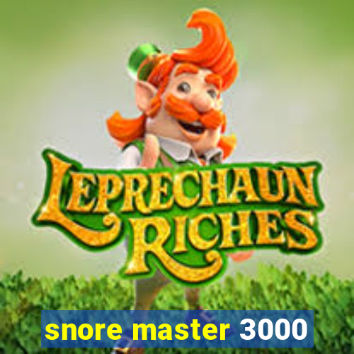 snore master 3000