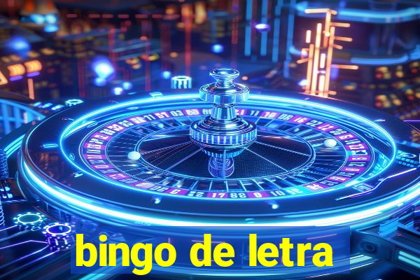 bingo de letra