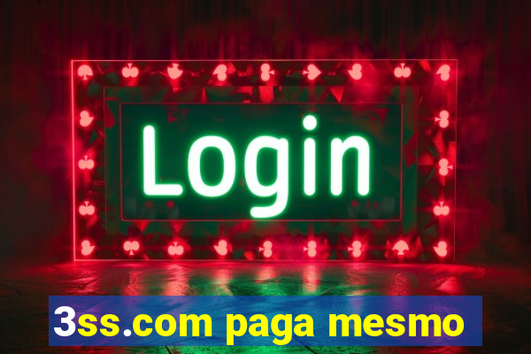 3ss.com paga mesmo