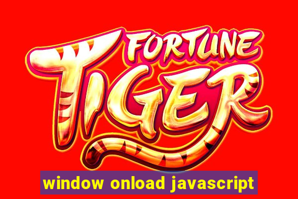 window onload javascript