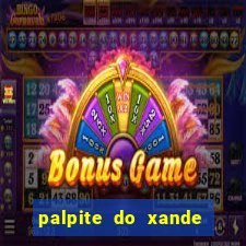 palpite do xande de hoje