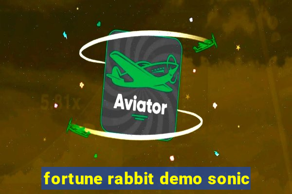 fortune rabbit demo sonic