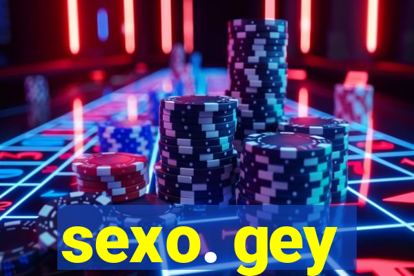 sexo. gey