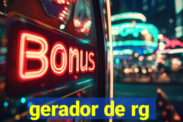 gerador de rg