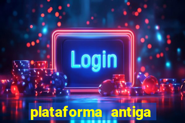 plataforma antiga de jogos