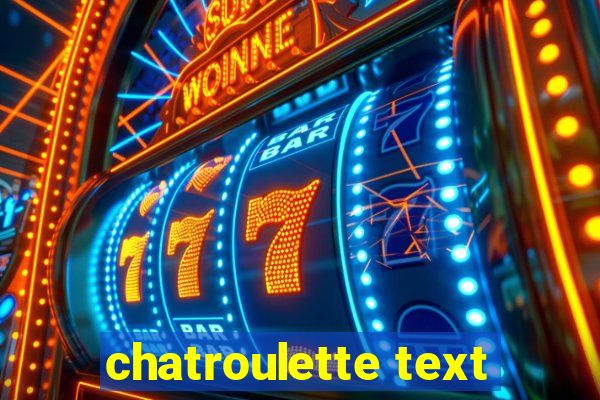 chatroulette text