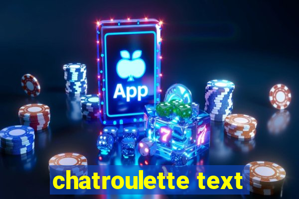 chatroulette text