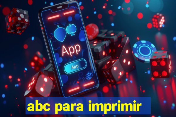 abc para imprimir