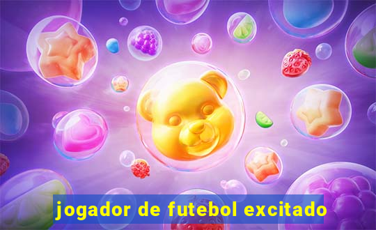 jogador de futebol excitado