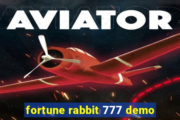 fortune rabbit 777 demo