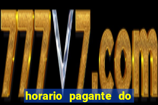 horario pagante do coelho fortune