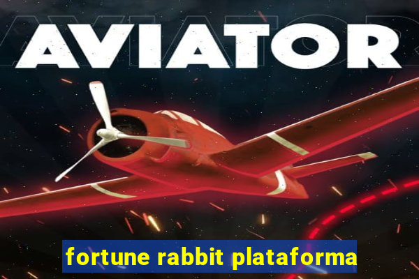 fortune rabbit plataforma