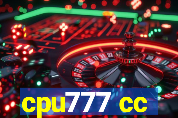 cpu777 cc