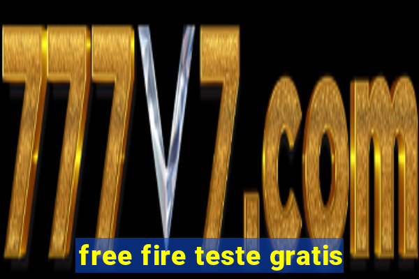 free fire teste gratis