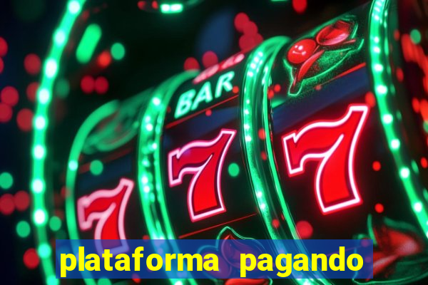 plataforma pagando bonus no cadastro