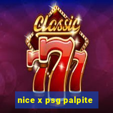 nice x psg palpite