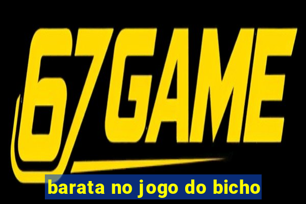 barata no jogo do bicho