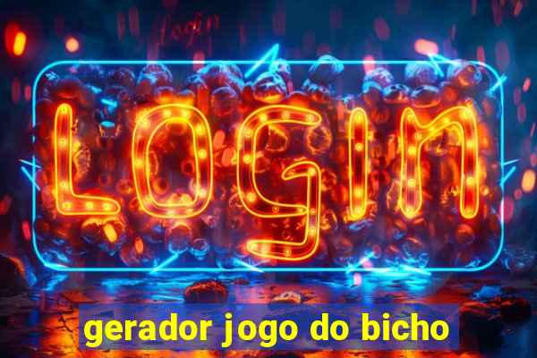 gerador jogo do bicho