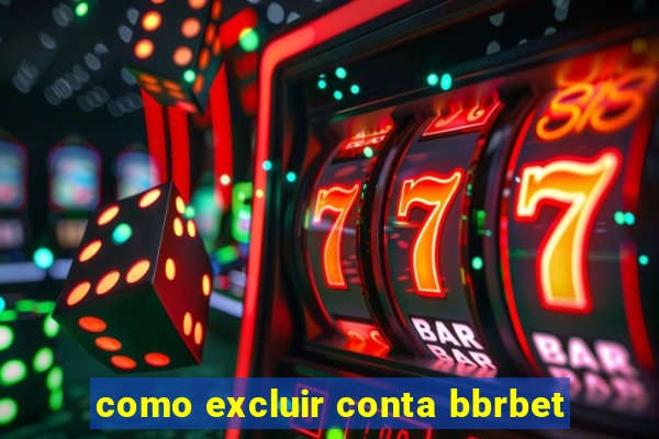 como excluir conta bbrbet