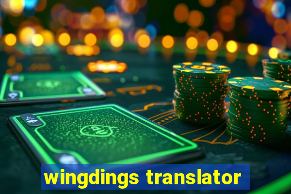 wingdings translator