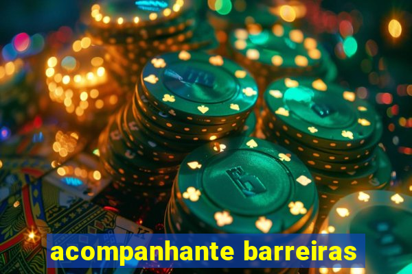 acompanhante barreiras