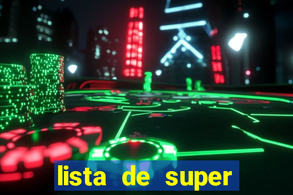 lista de super herois de a a z