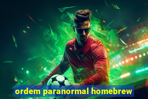 ordem paranormal homebrew