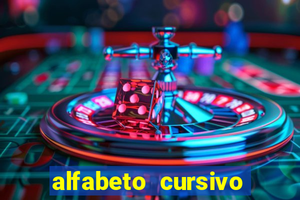 alfabeto cursivo pontilhado para imprimir pdf