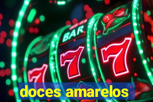 doces amarelos