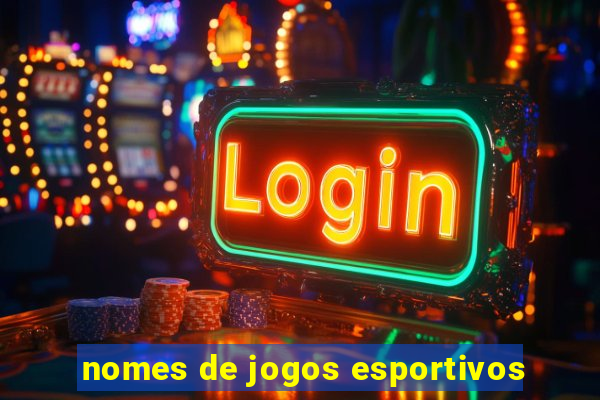 nomes de jogos esportivos