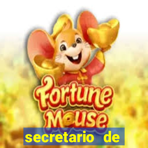 secretario de esporte salario