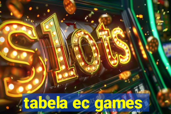 tabela ec games