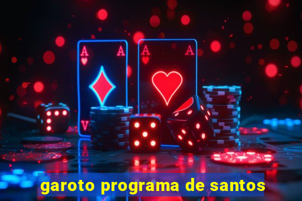 garoto programa de santos