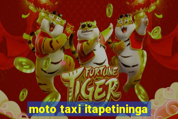 moto taxi itapetininga