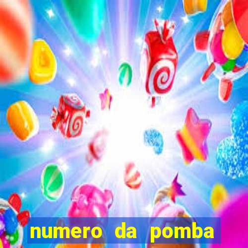 numero da pomba jogo do bicho